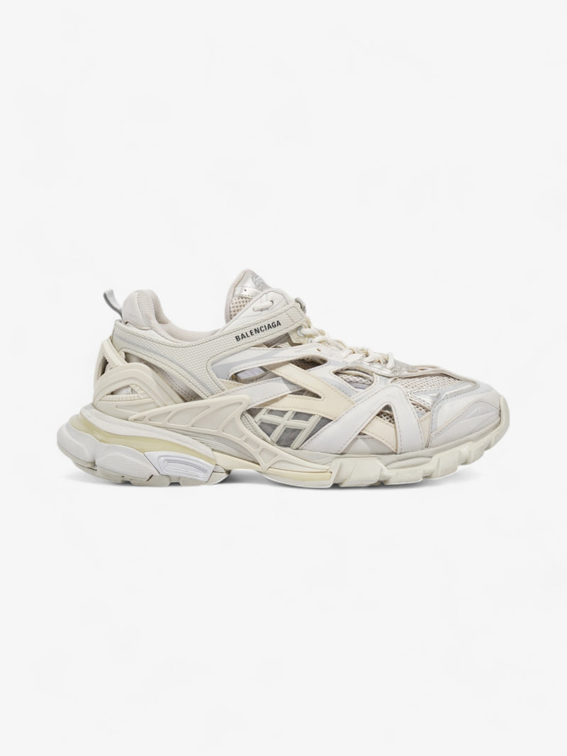  Balenciaga Track 2 White  / Silver Mesh EU 45 UK 11