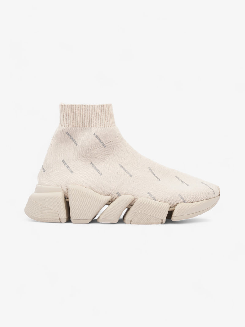  Balenciaga Speed 2.0 Beige / Grey Cotton EU 35 UK 2