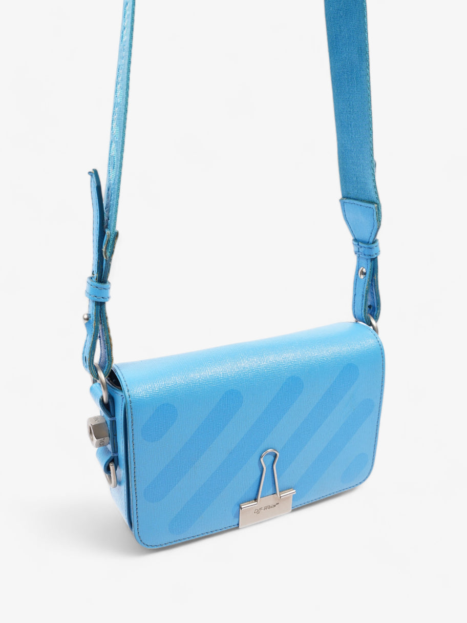 Binder Clip Mini Blue Leather Mini Image 8