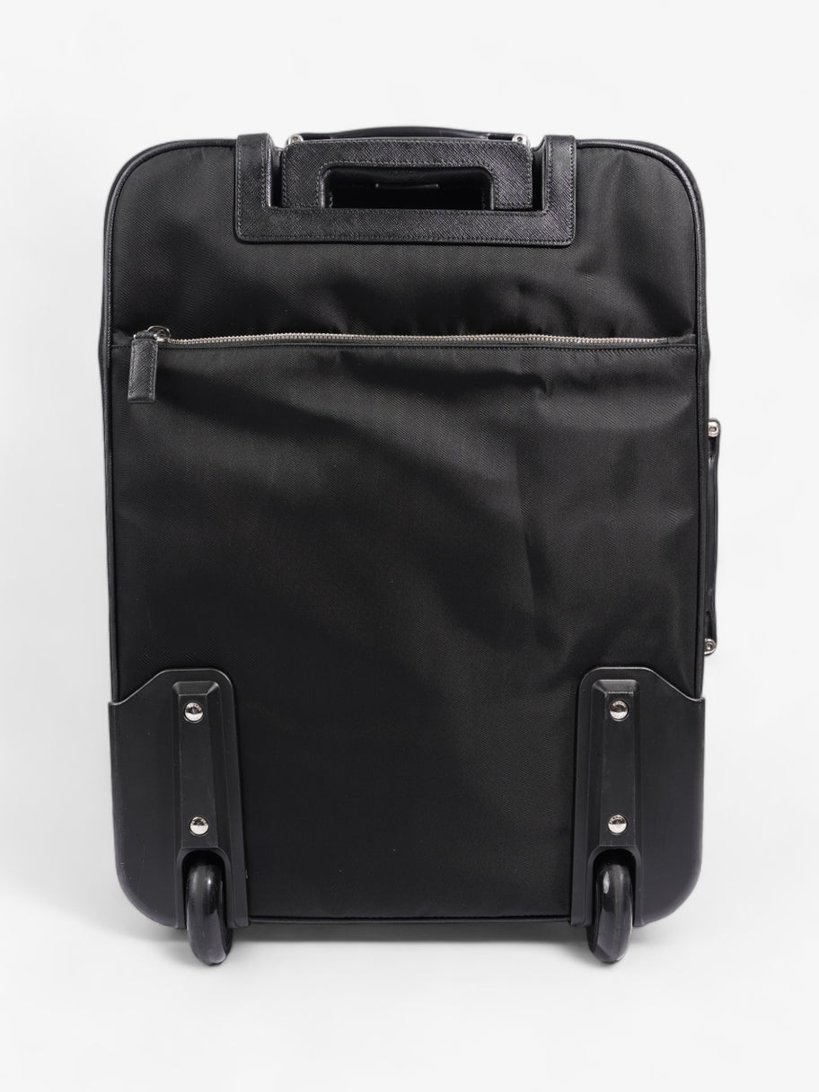 Prada Carry On Trolley Suitcase Black Re Nylon Image 4