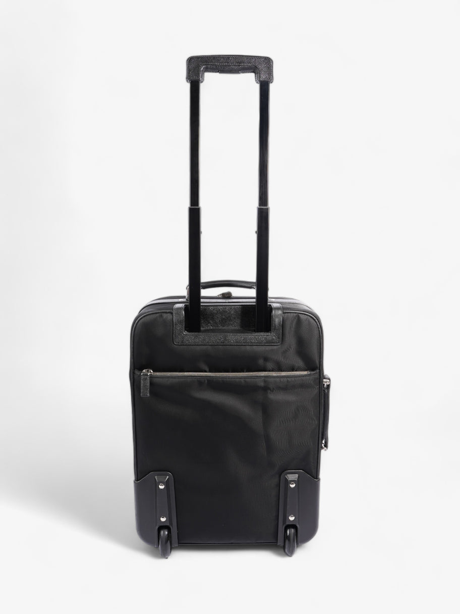 Prada Carry On Trolley Suitcase Black Re Nylon Image 5