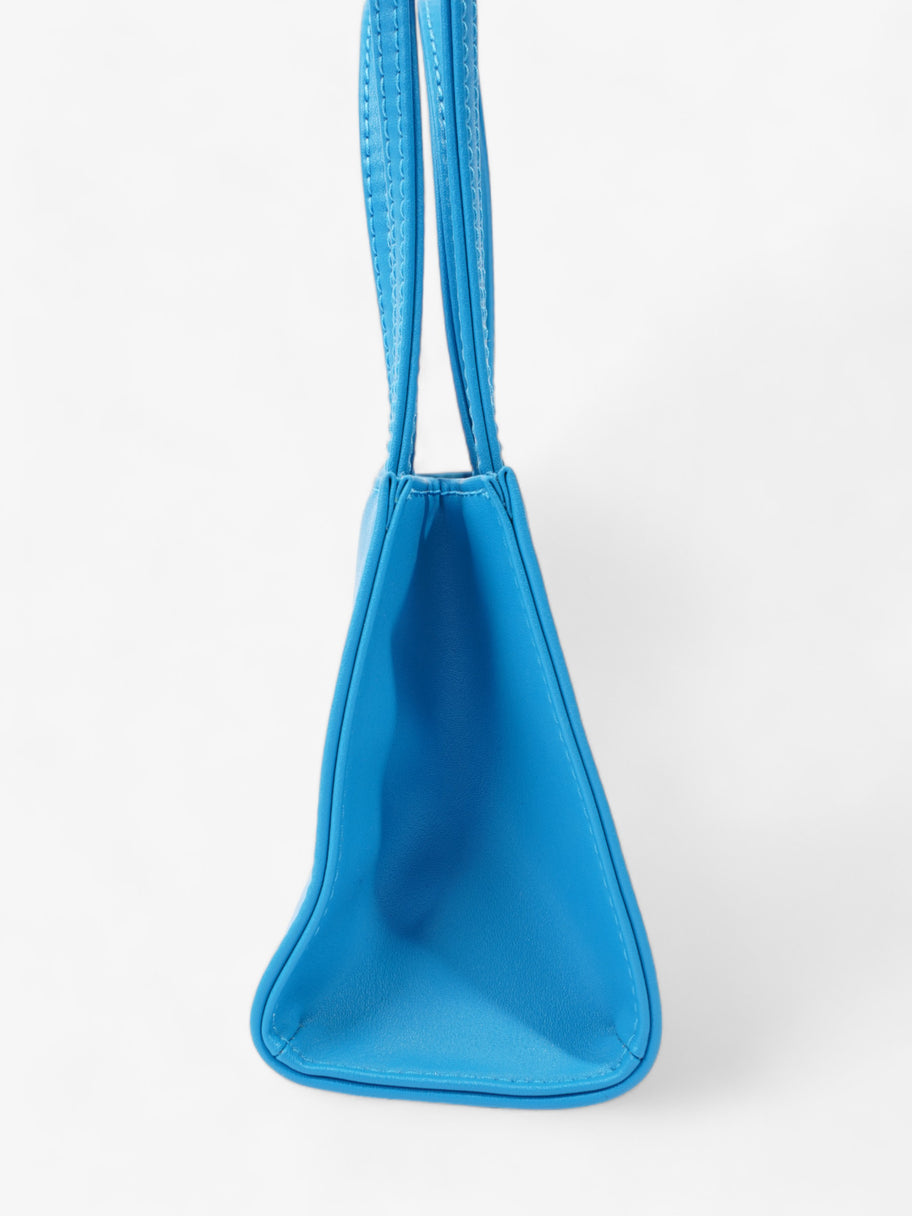 Telfar Small Shopping Bag Cyan Polyurethane Image 5