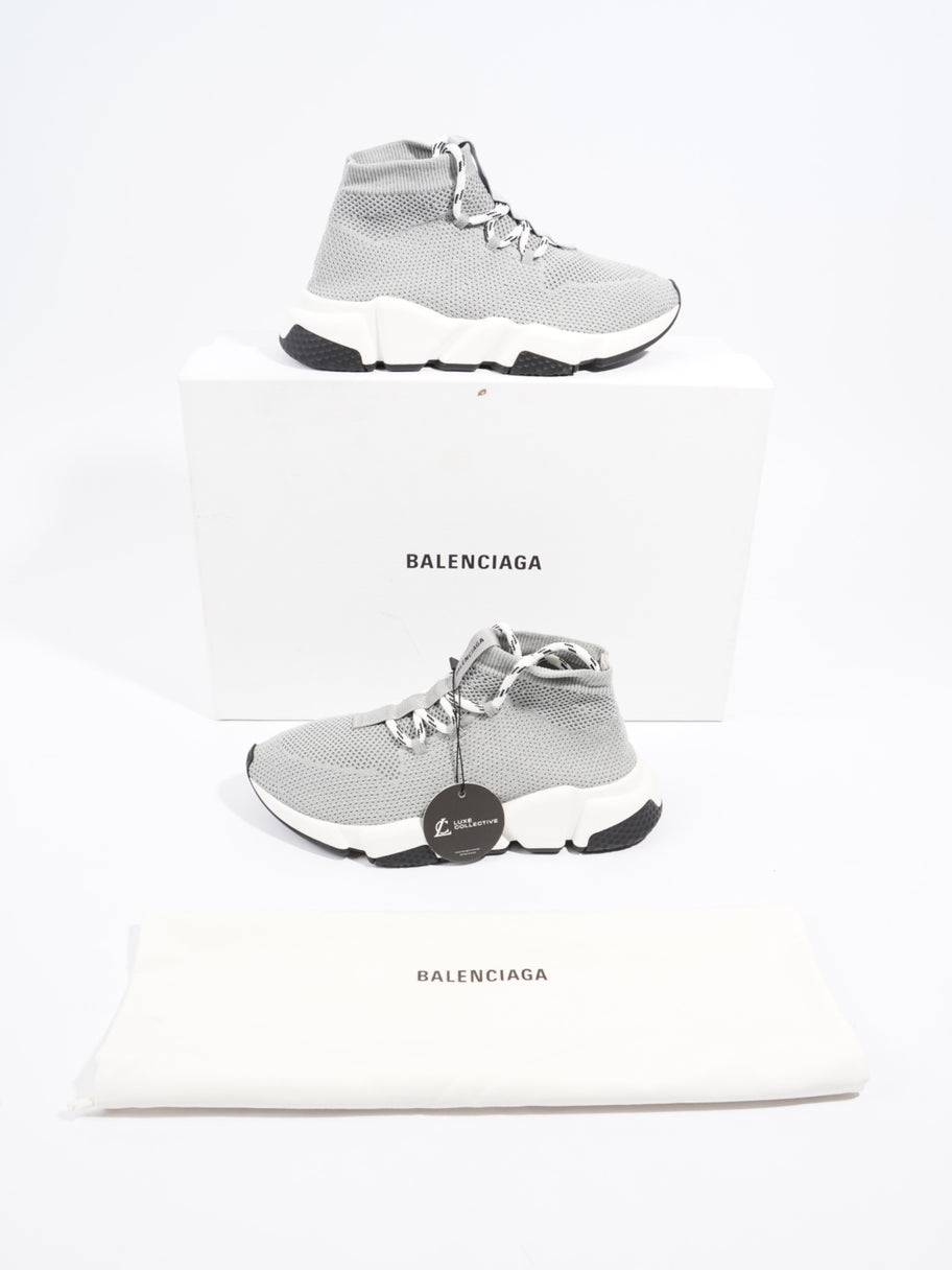 Balenciaga Speed Lace Up Grey / White Cotton EU 36 UK 3 Image 10