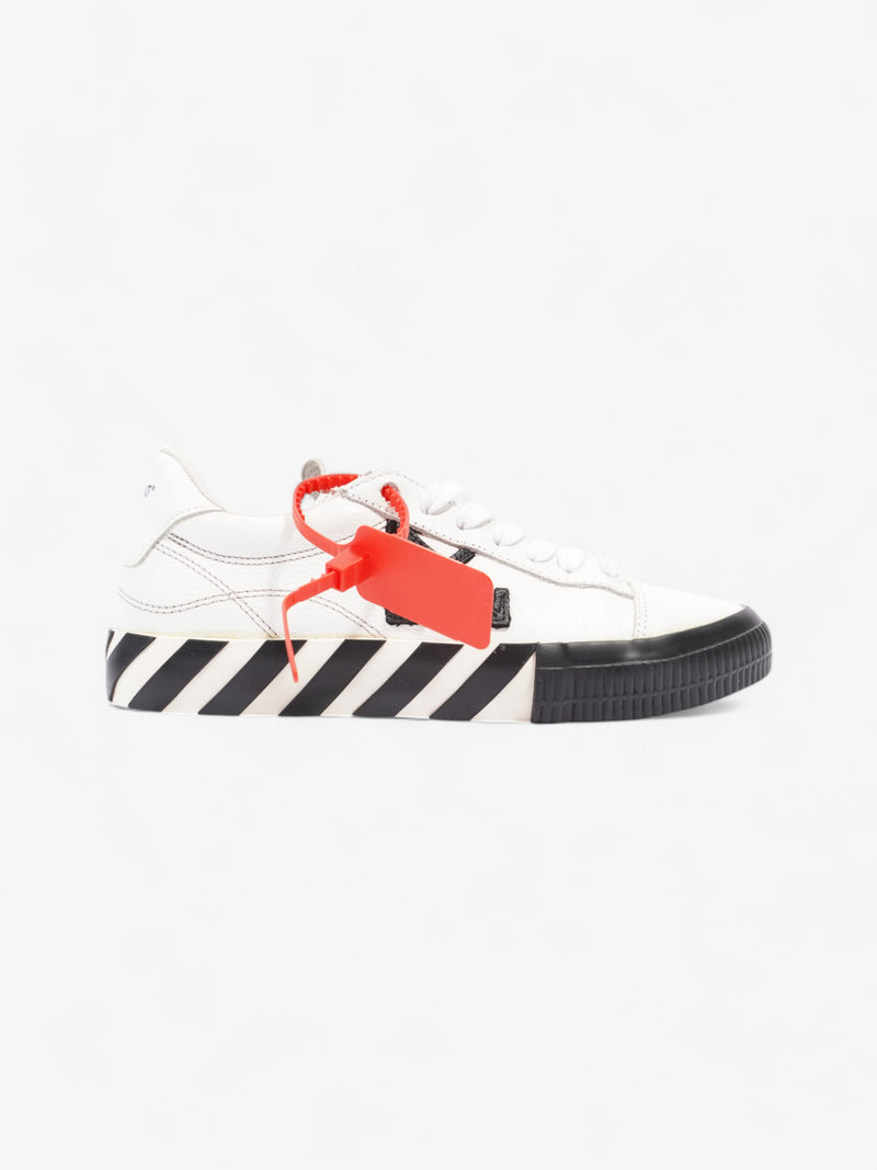  Off White Vulcanised Low-top White  / Black / Red Leather EU 39 UK 6