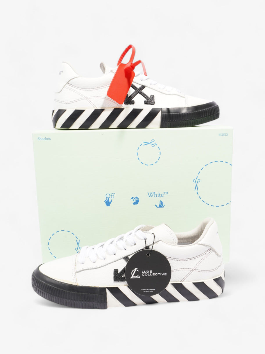 Off White Vulcanised Low-top White  / Black / Red Leather EU 39 UK 6 Image 10