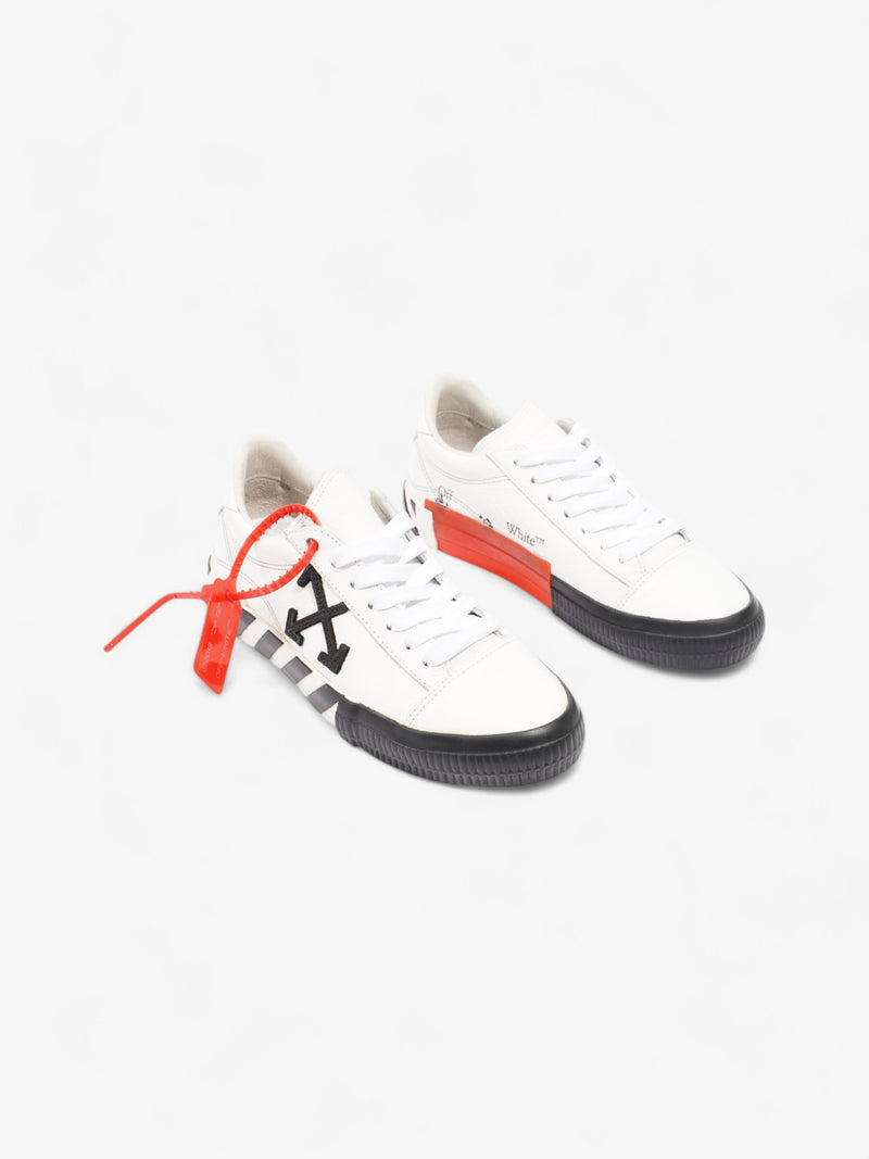  Off White Vulcanised Low-top White  / Black / Red Leather EU 39 UK 6