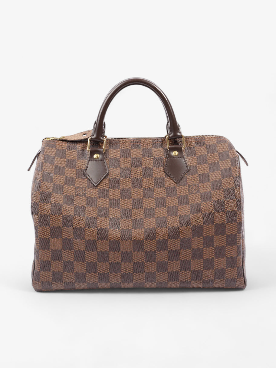 Speedy 30 Damier Ebene Coated Canvas Image 4