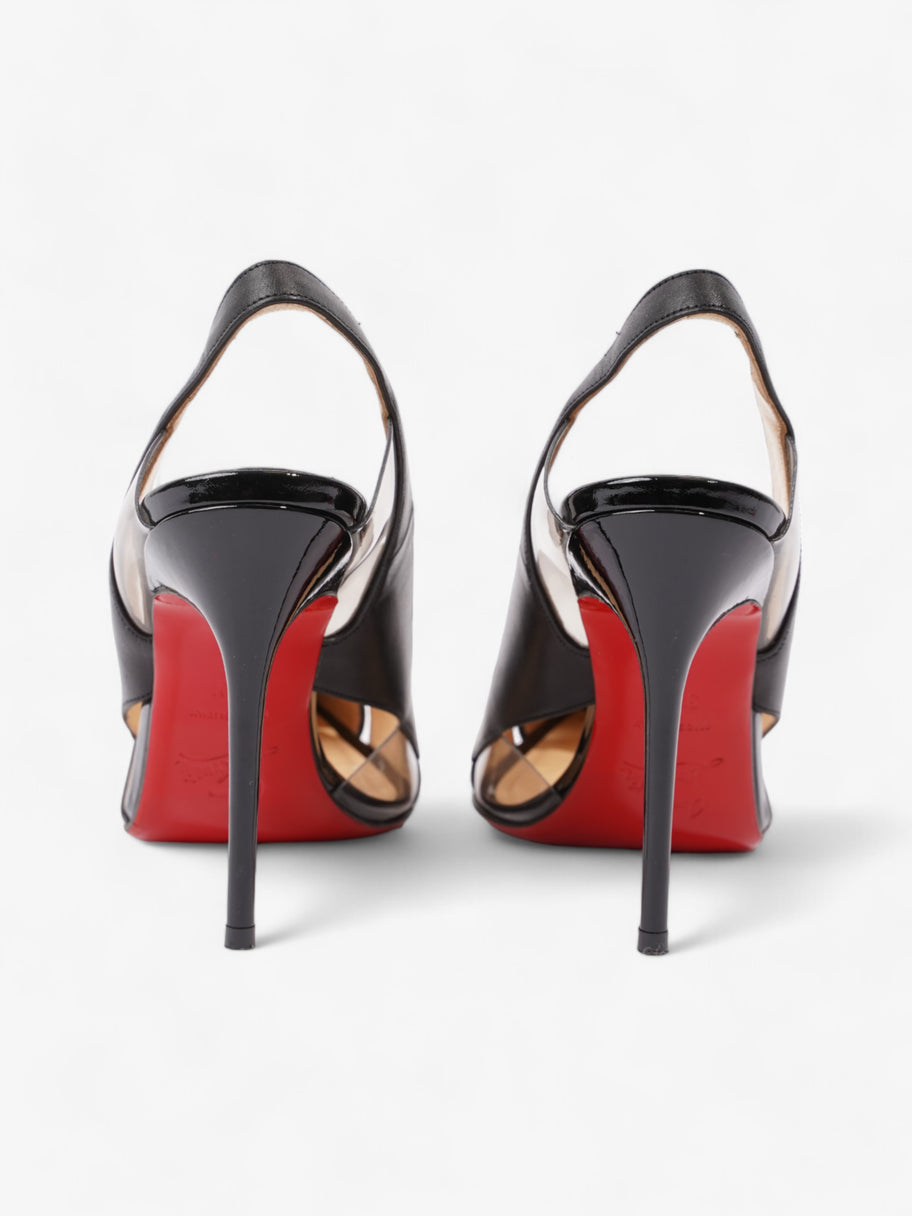 Christian Louboutin Air Chance Peekaboo Slingback 100mm Black Leather EU 36.5 UK 3.5 Image 6