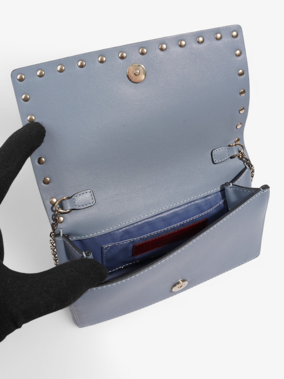 Valentino Chain Bag Baby Blue Leather Image 7