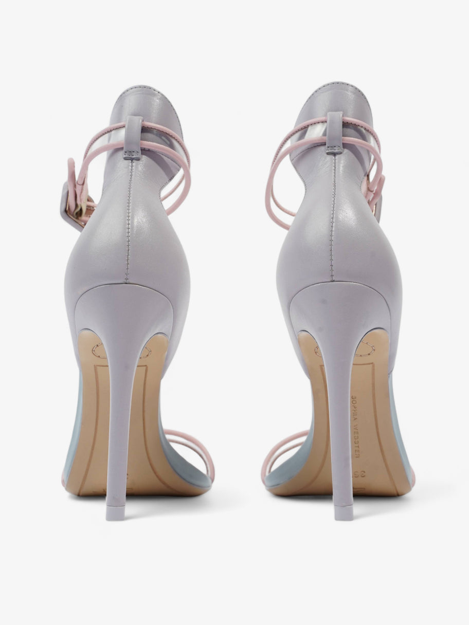 Nicole Sandal 90 Lavender / Baby Blue Leather EU 36.5 UK 3.5 Image 6