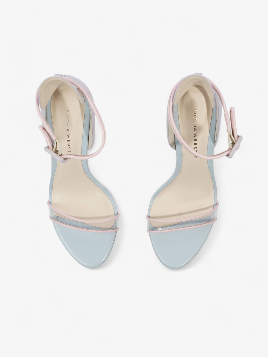 Nicole Sandal 90 Lavender / Baby Blue Leather EU 36.5 UK 3.5 Image 8