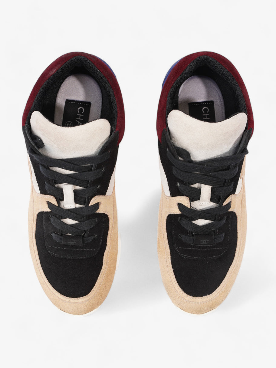 CC Logo Beige / Red / Black Suede EU 36.5 UK 3.5 Image 8