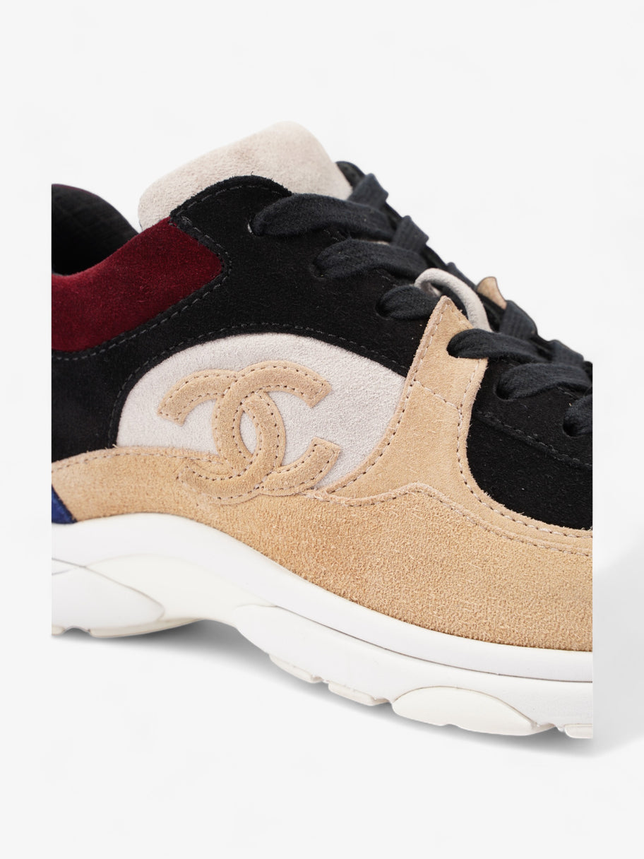 CC Logo Beige / Red / Black Suede EU 36.5 UK 3.5 Image 9