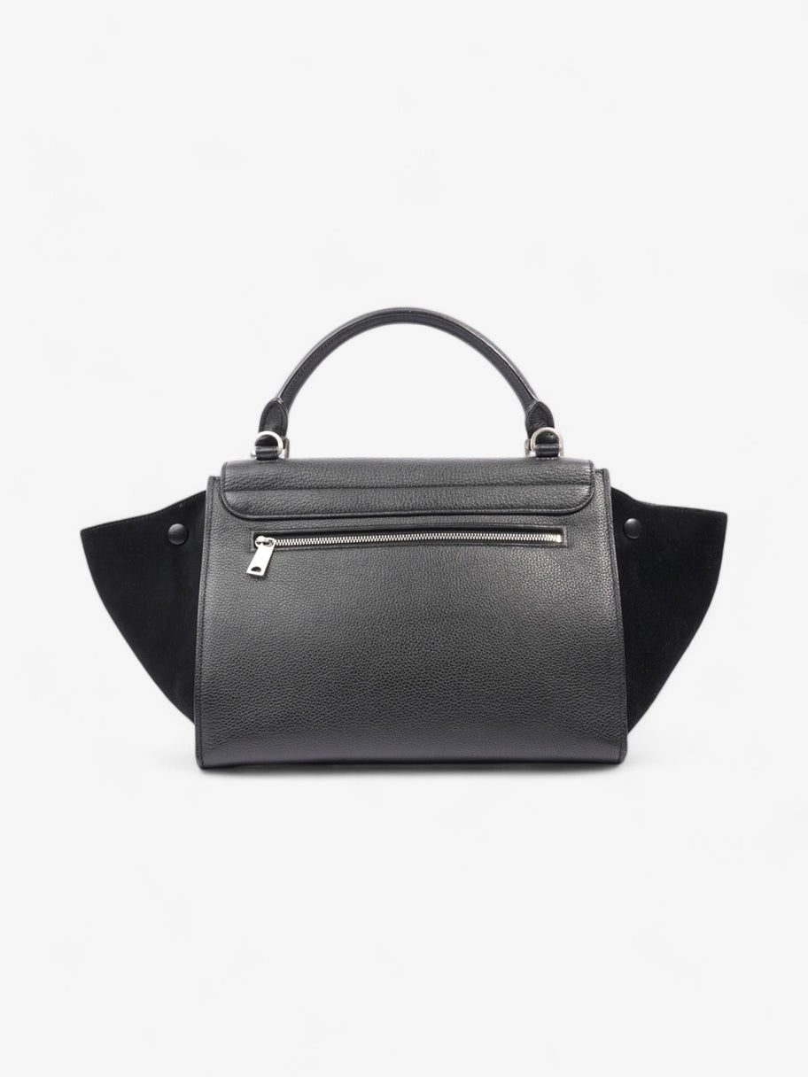 Celine Trapeze Black Calfskin Leather Small Image 4