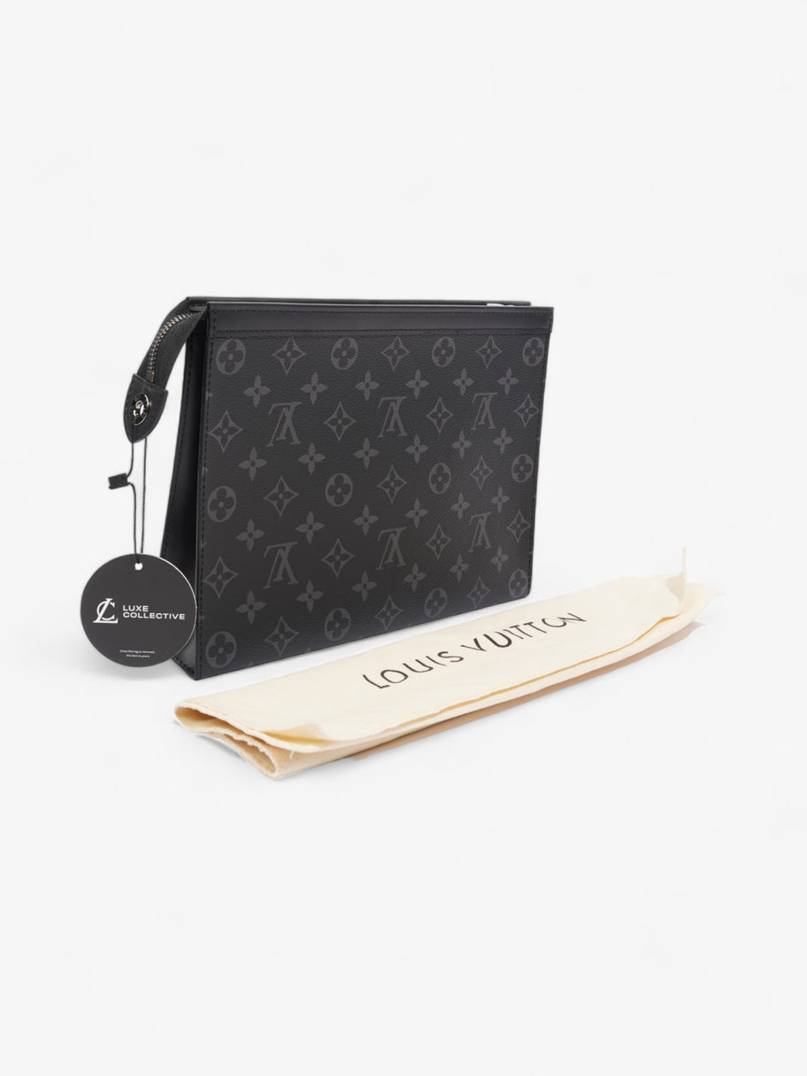 Louis Vuitton Pochette Voyage Monogram Eclipse Coated Canvas MM Image 9