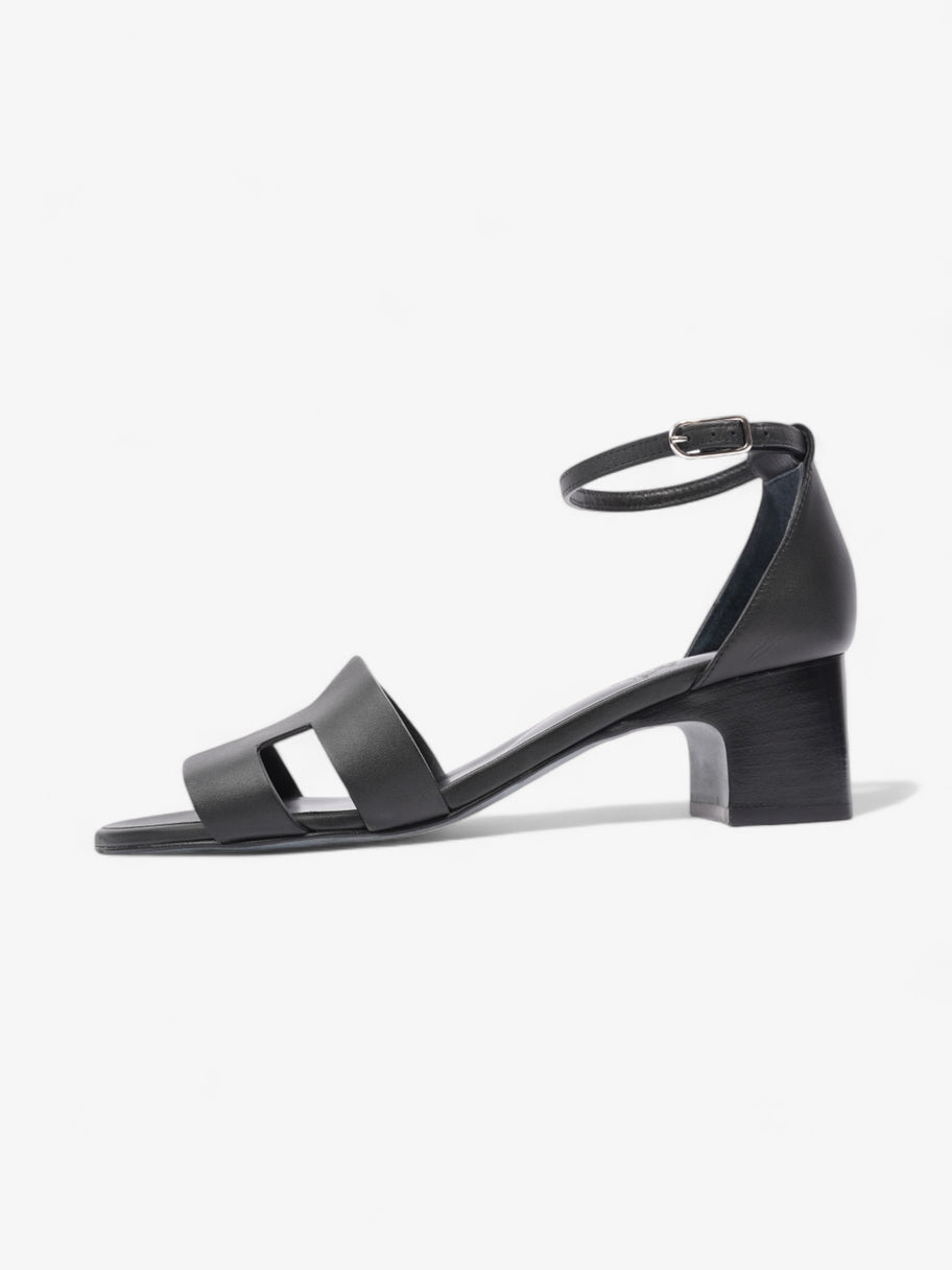 Hermes Encens Sandals 50mm Black Calfskin Leather EU 39.5 UK 6.5 Image 5