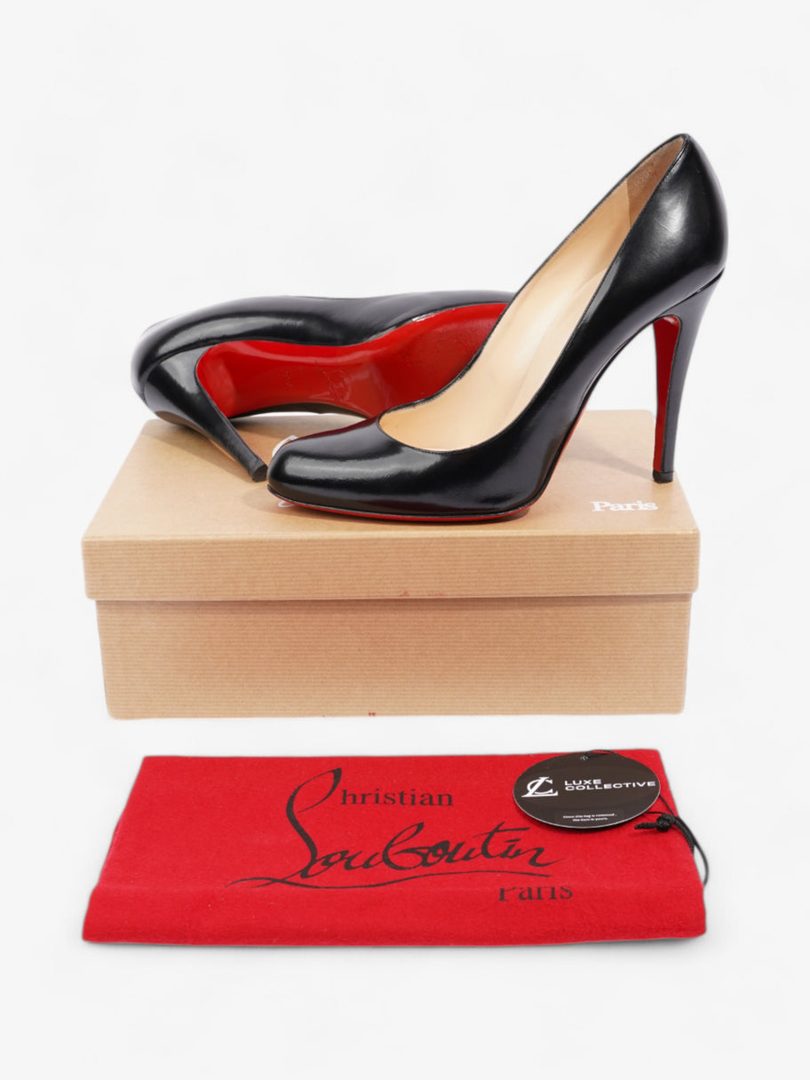 Christian Louboutin Decollete Heels 100 Black Leather EU 39.5 UK 6.5 Image 10