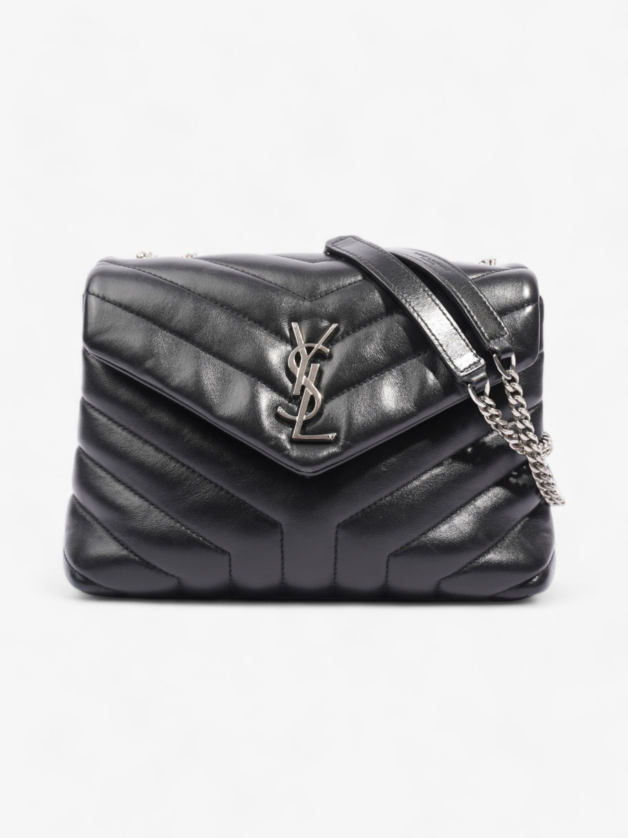 Saint Laurent Lou Lou Black Calfskin Leather Small Image 1