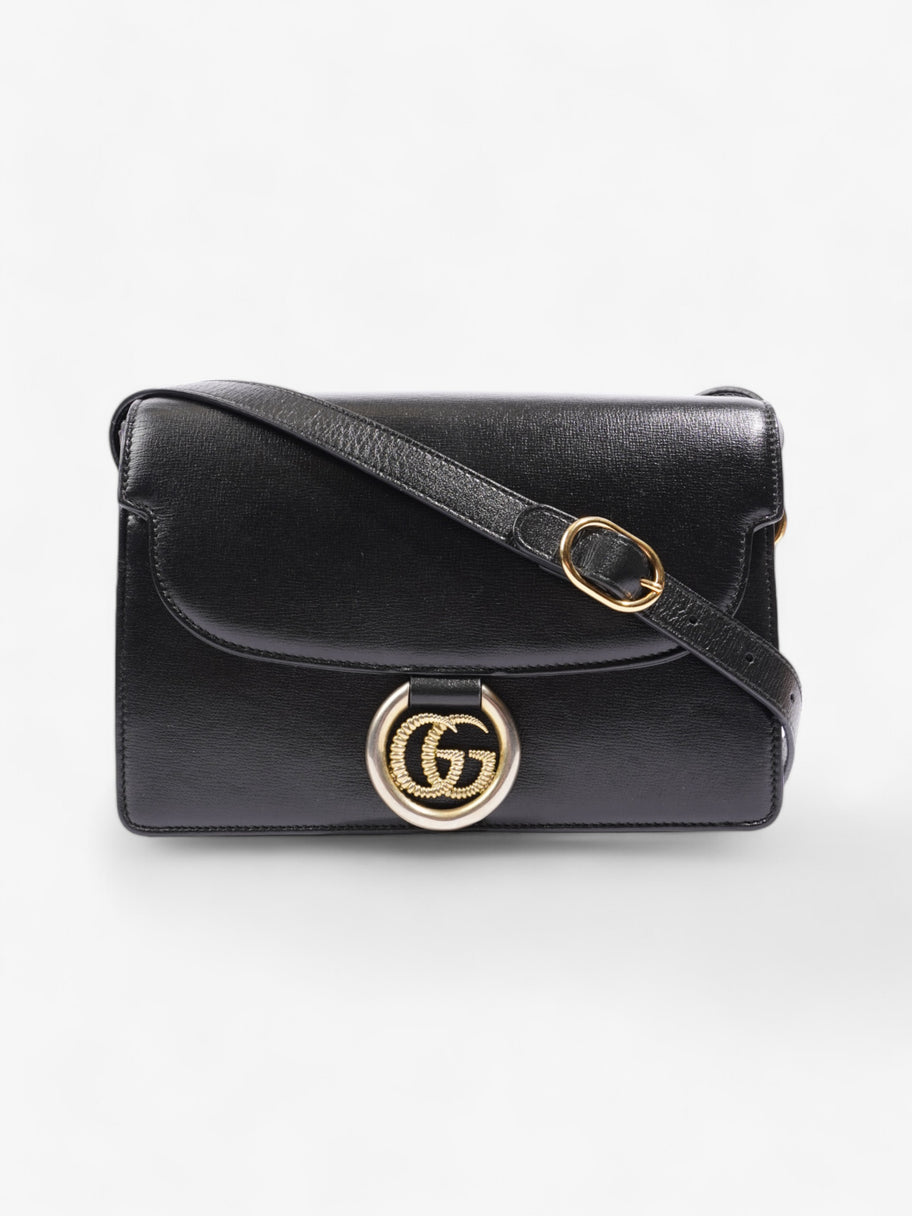 Gucci Torchon GG Ring Black Calfskin Leather Small Image 1