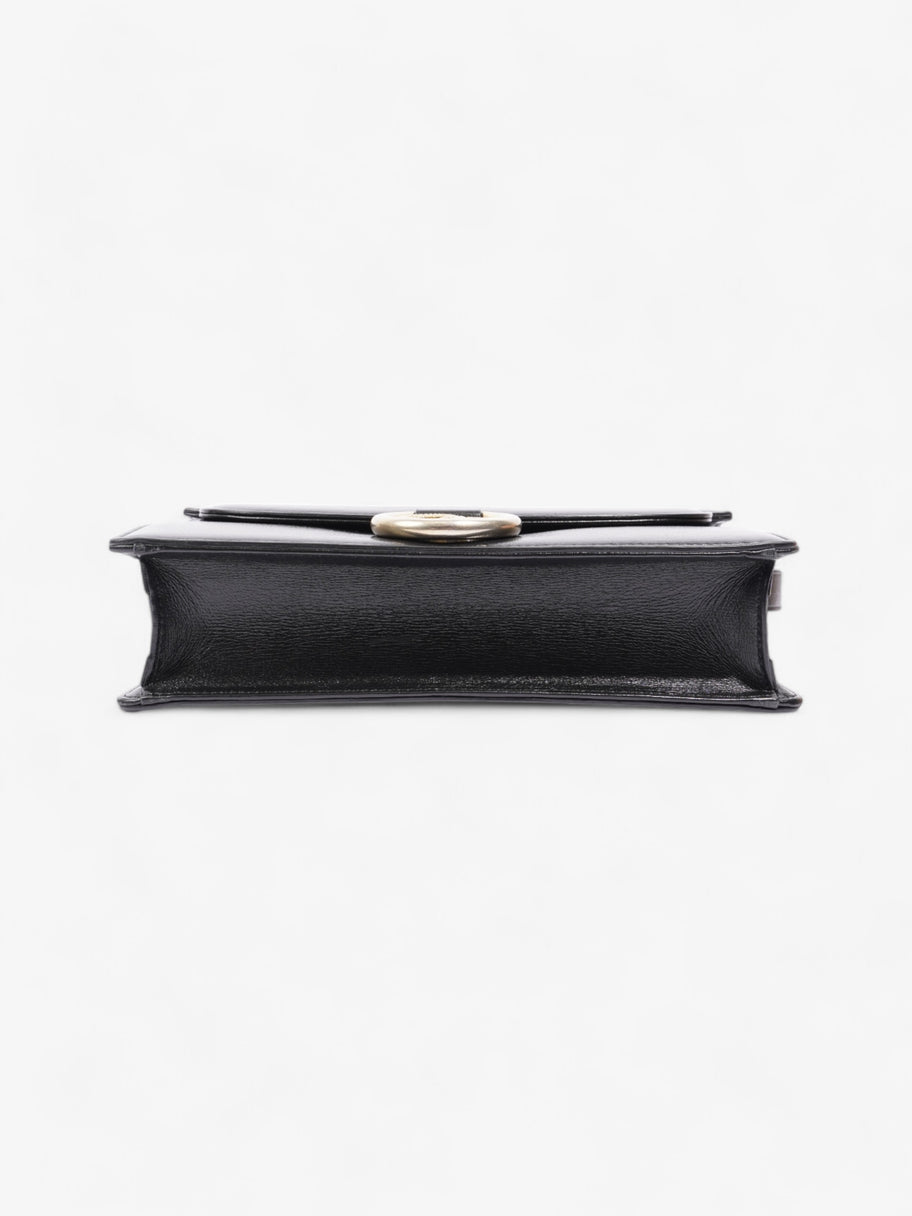 Gucci Torchon GG Ring Black Calfskin Leather Small Image 6