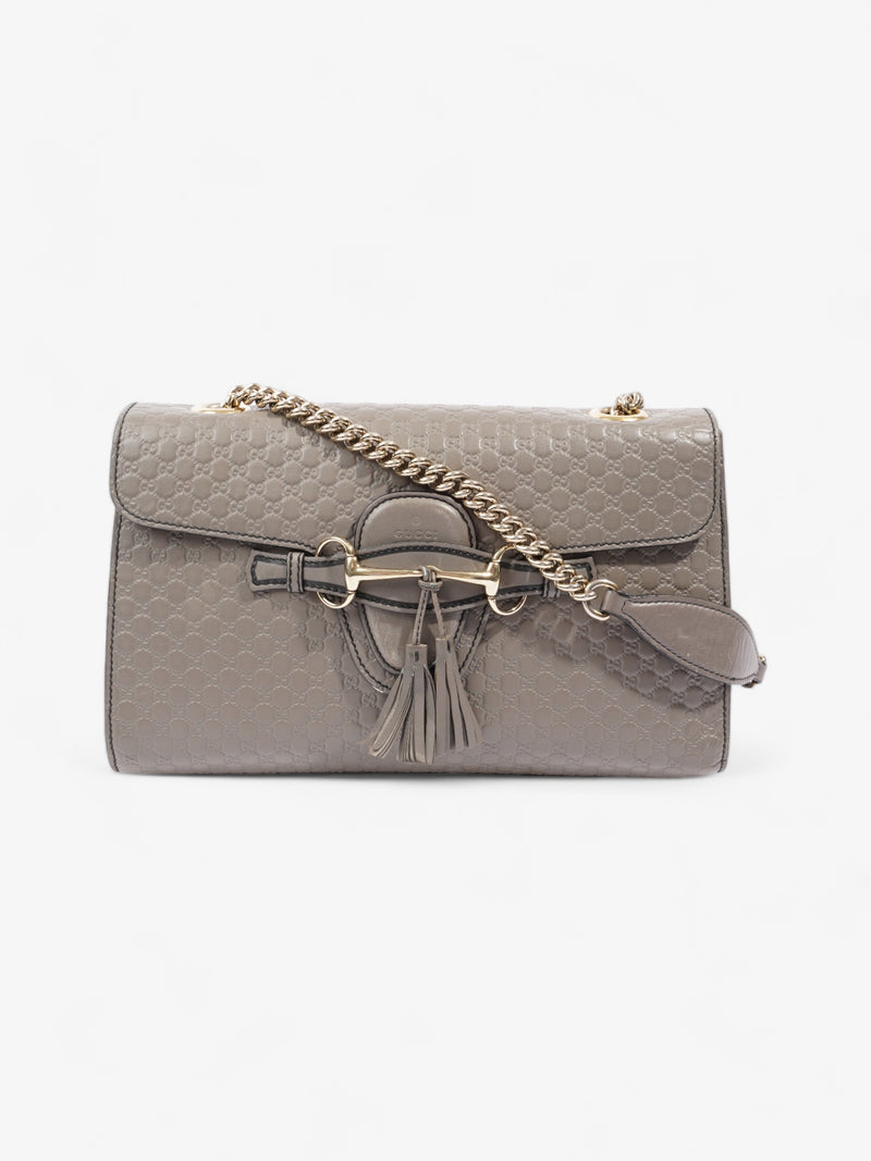  Emily Medium Grey Embossed Leather