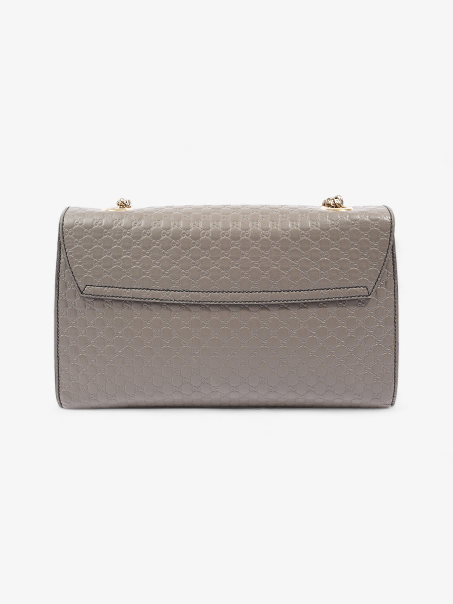 Emily Medium Grey Embossed Leather Image 4