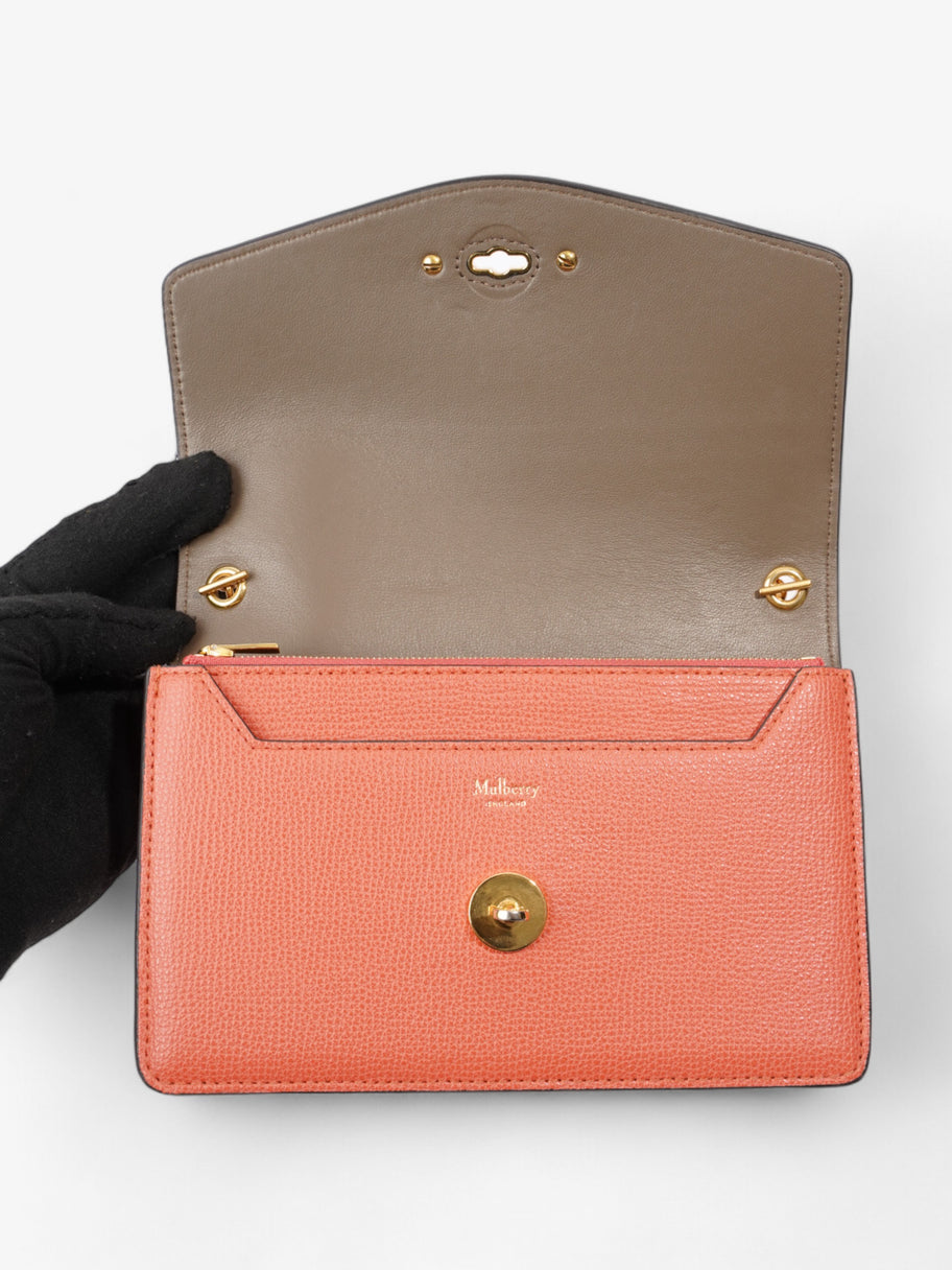 Mulberry Darley Coral Grained Leather Small Image 9