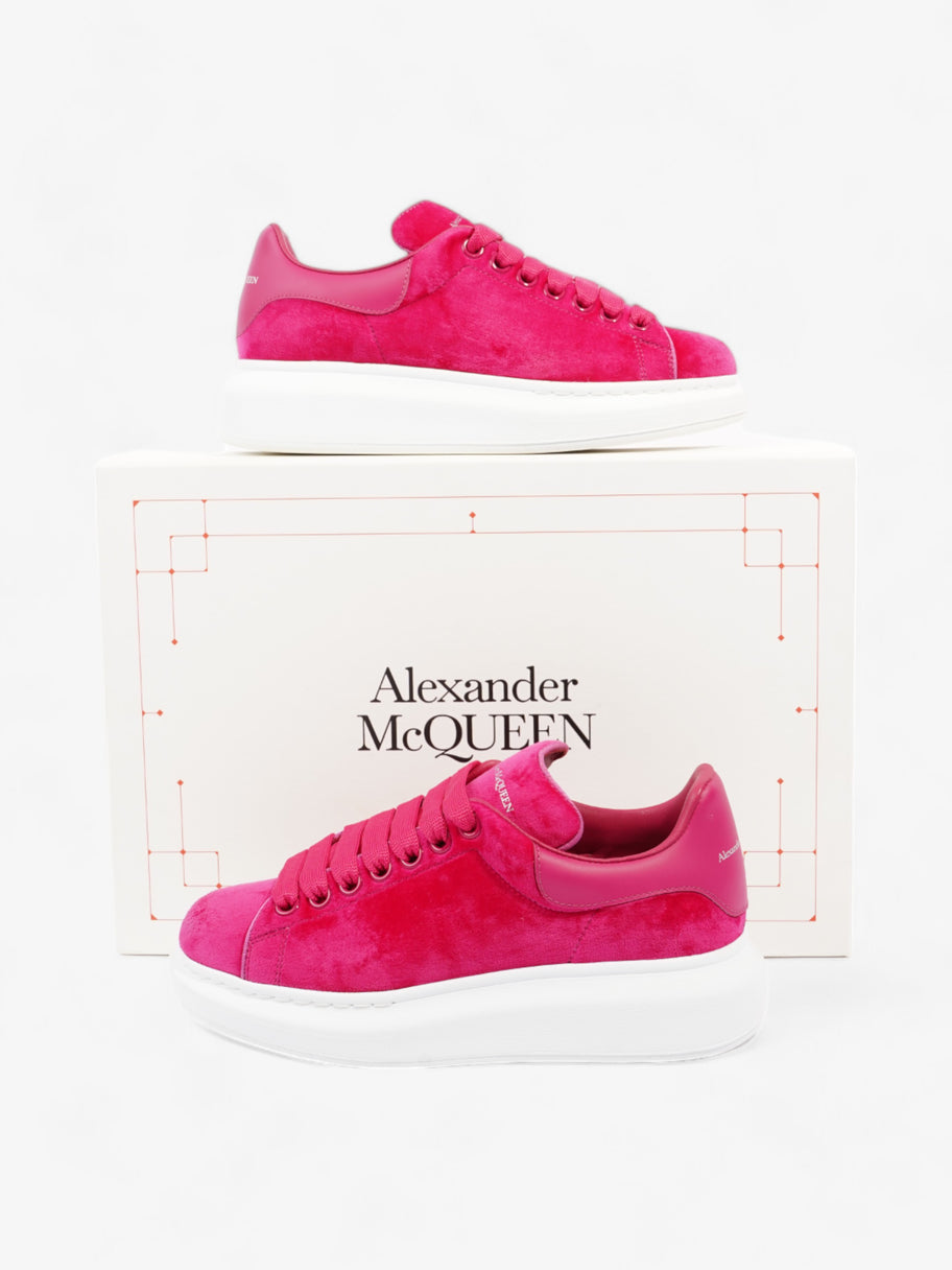 Alexander McQueen Oversized Sneaker Pink Velvet EU 37 UK 4 Image 10