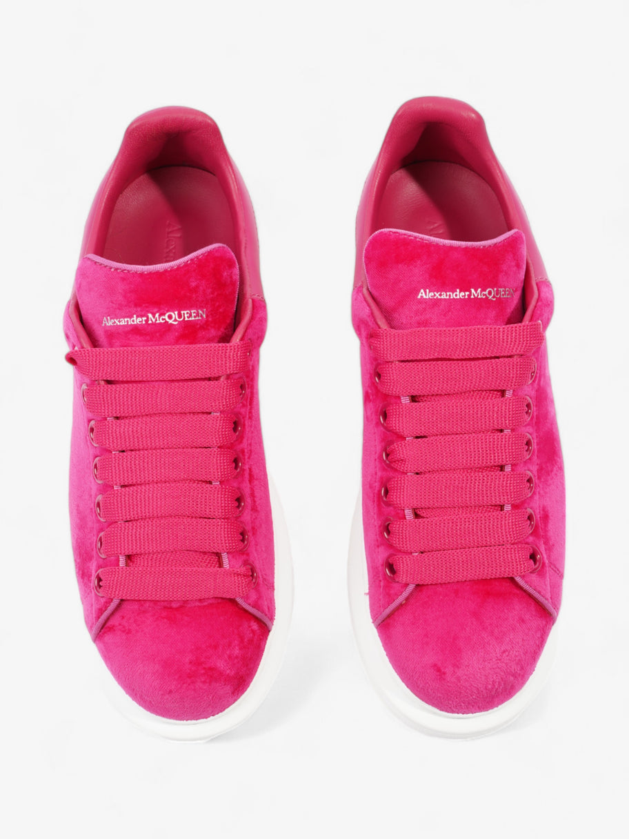 Alexander McQueen Oversized Sneaker Pink Velvet EU 37 UK 4 Image 8