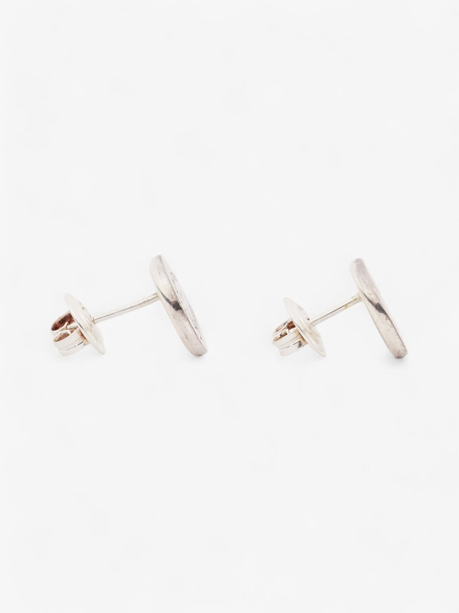 Gucci Logo Earrings Silver Silver Sterling Image 4