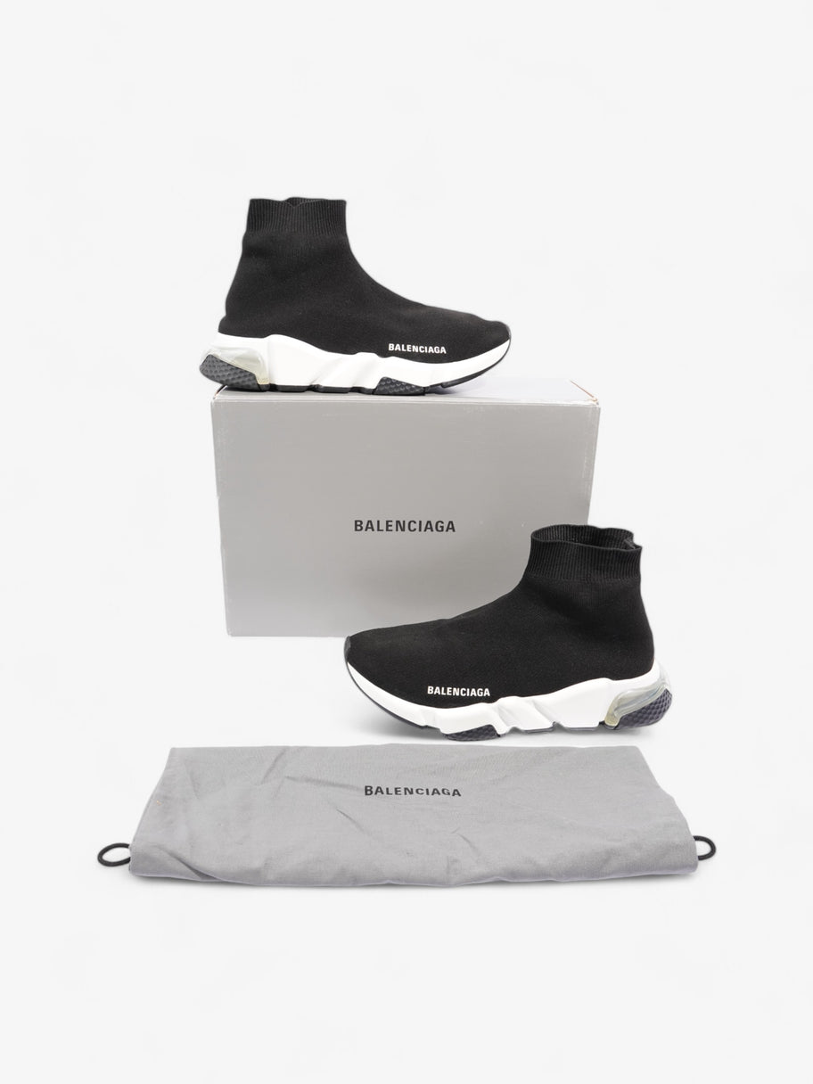 Balenciaga Speed Clear Sole Black / White Cotton EU 39 UK 6 Image 10