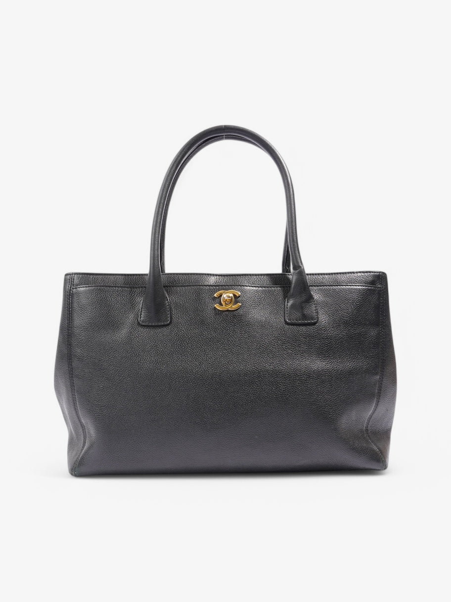 Chanel Cerf Executive Tote Black Leather Image 1