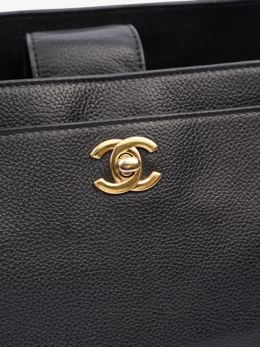 Chanel Cerf Executive Tote Black Leather Image 7