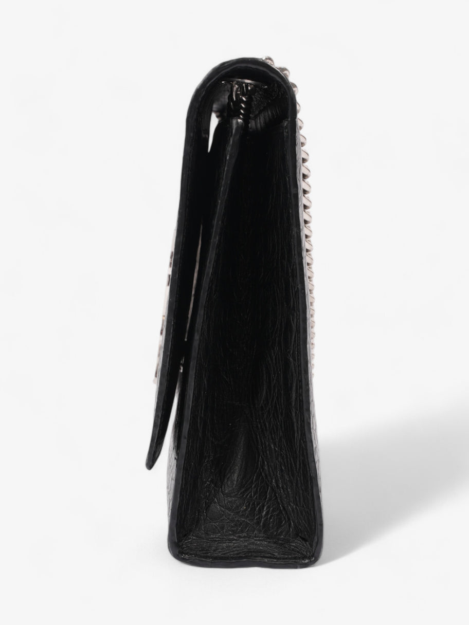 Saint Laurent Kate Black Embossed Leather Image 3