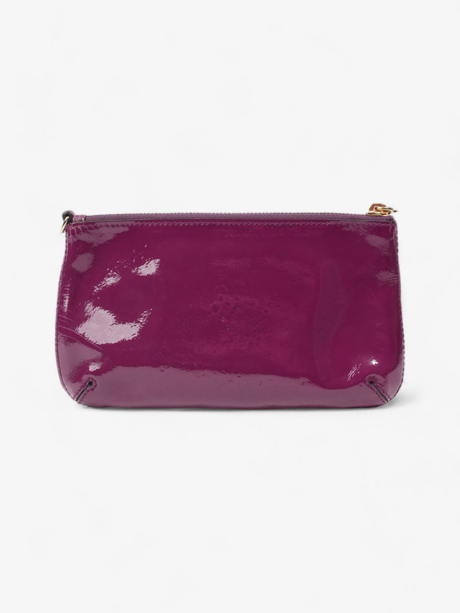 Mulberry Charlie Pochette Purple Patent Leather Image 3