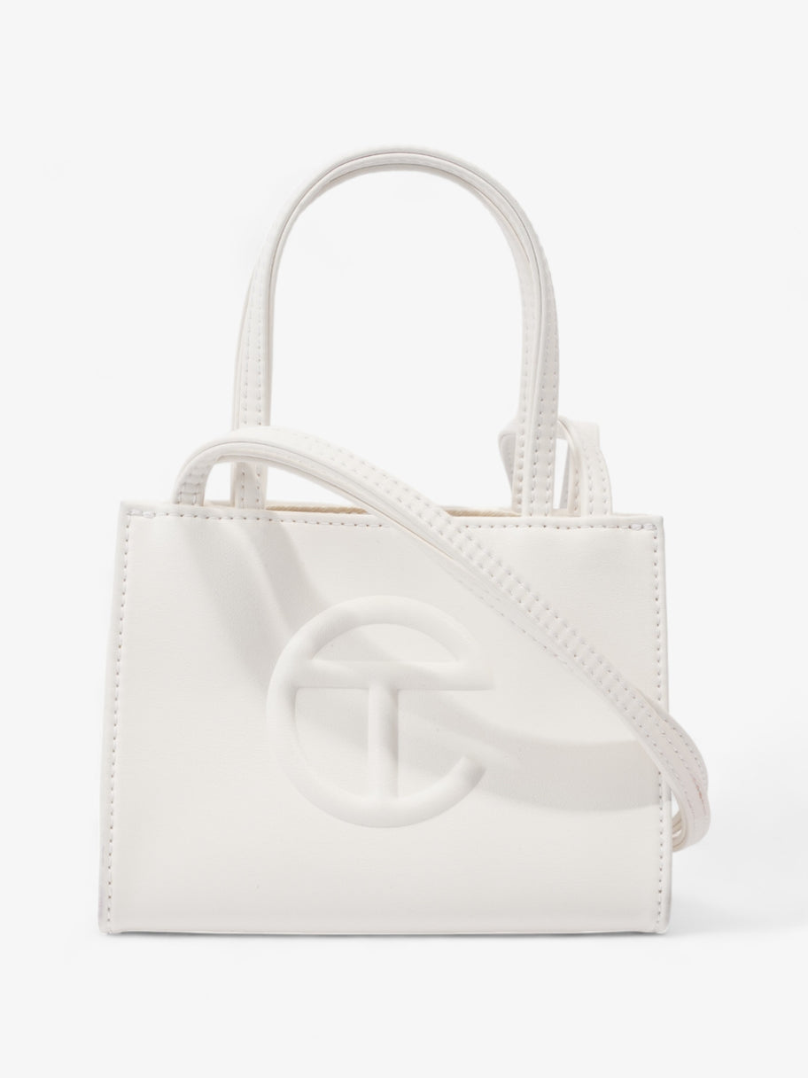 Telfar Shopping Bag White Polyurethane Small Image 1