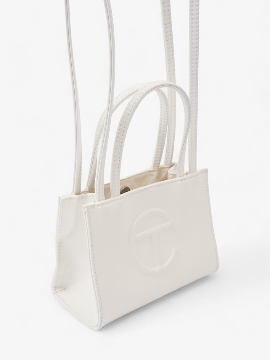 Telfar Shopping Bag White Polyurethane Small Image 7