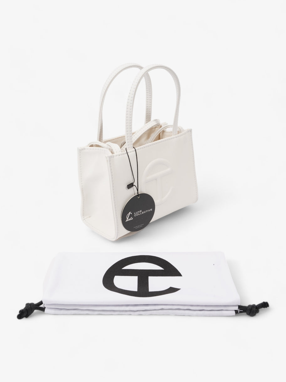 Telfar Shopping Bag White Polyurethane Small Image 9