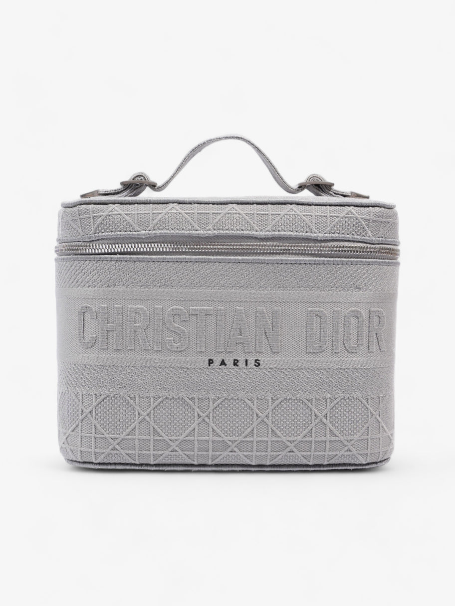 Christian Dior DiorTravel Vanity Case Grey Oblique Canvas Image 1