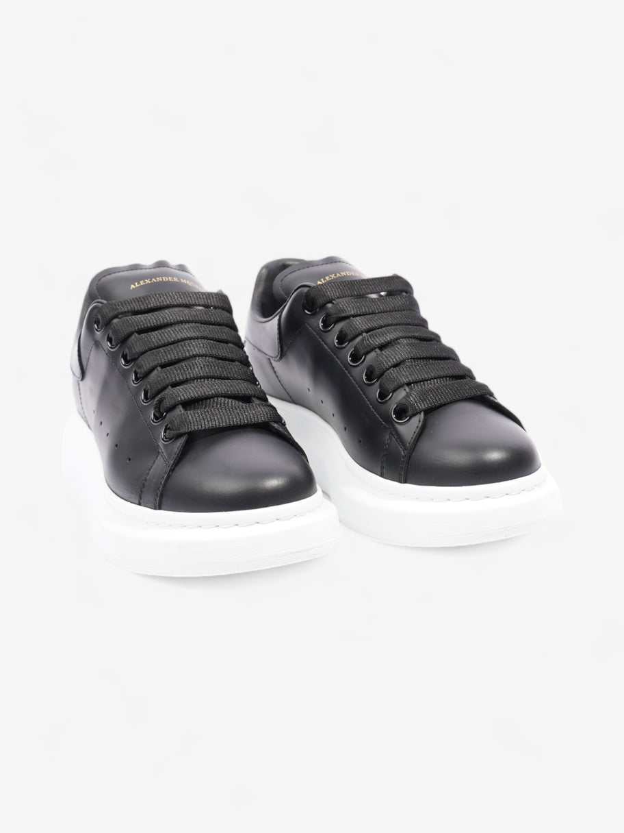 Alexander McQueen Oversized Sneakers Black Leather EU 38 UK 5 Image 2