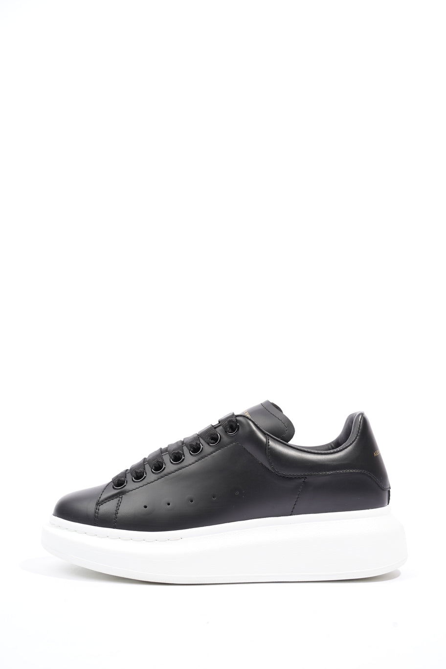 Alexander McQueen Oversized Sneakers Black Leather EU 38 UK 5 Image 5