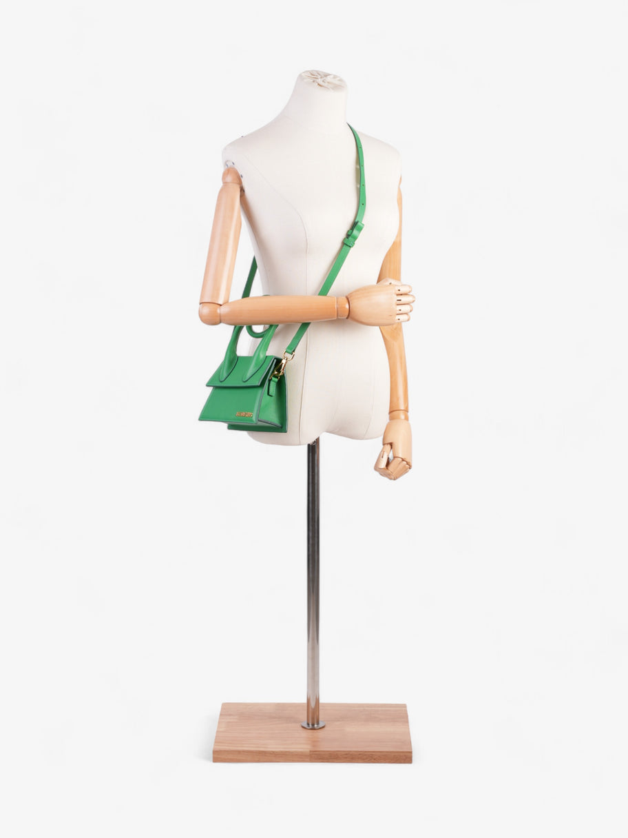 Jacquemus Le Chiquito Noeud Green Leather Image 2