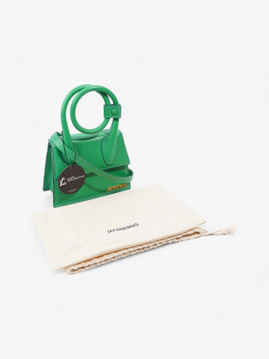 Jacquemus Le Chiquito Noeud Green Leather Image 9