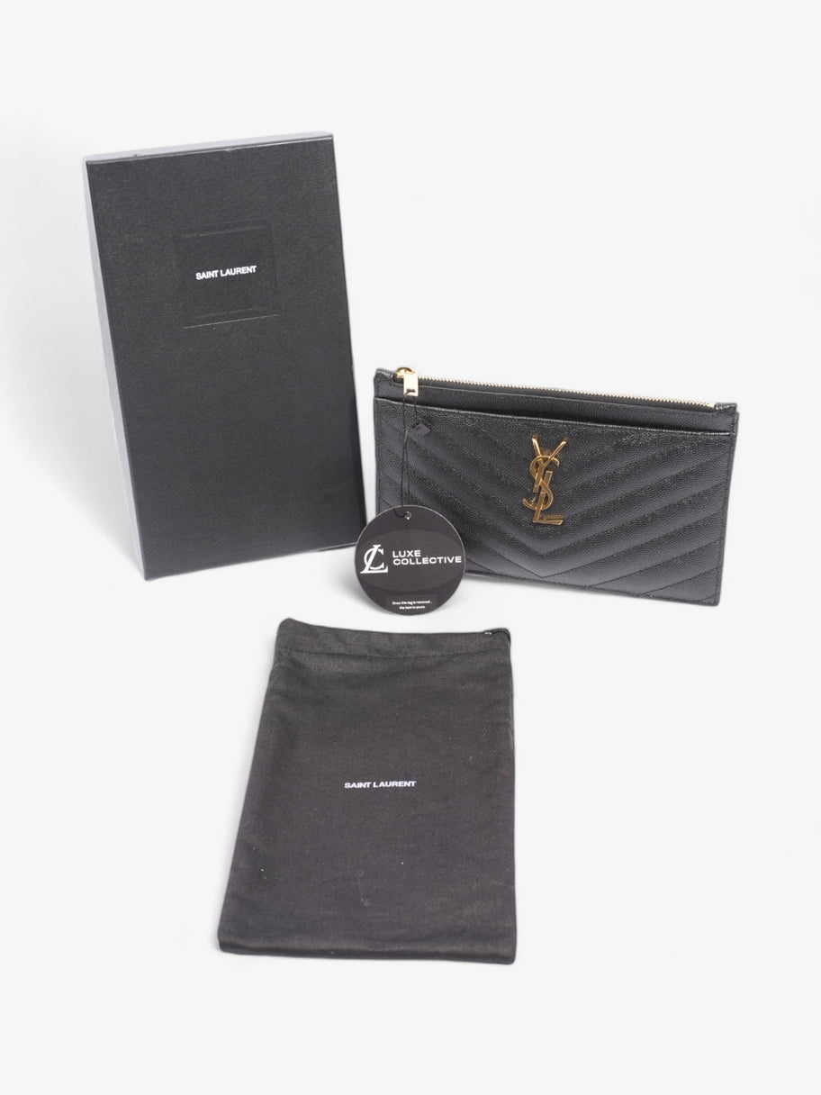 Saint Laurent CASSANDRE MATELASSÉ pouch Black Calfskin Leather Image 7