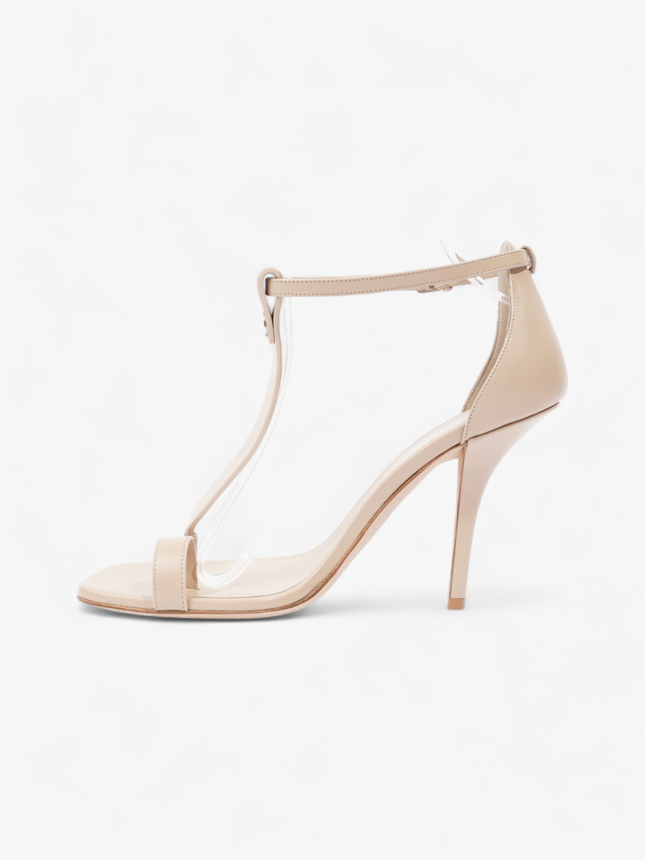 Burberry T-Strap Sandals 100mm Beige Leather EU 40 UK 7 Image 3