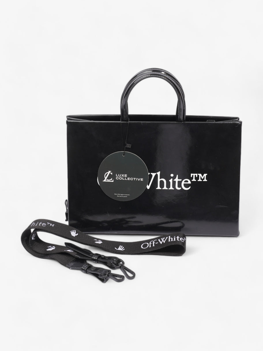 Off White Box Bag Black Patent Leather Medium Image 11