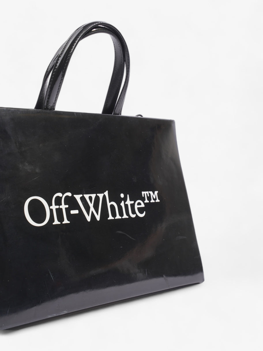 Off White Box Bag Black Patent Leather Medium Image 3