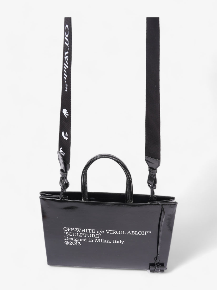 Off White Box Bag Black Patent Leather Medium Image 7