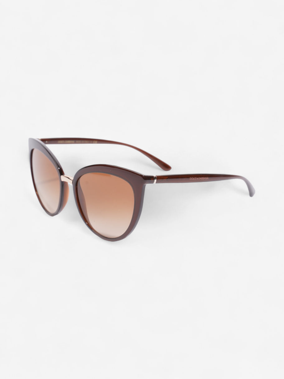 Dolce and Gabbana DG Sunglasses Brown Acetate 140mm Image 5