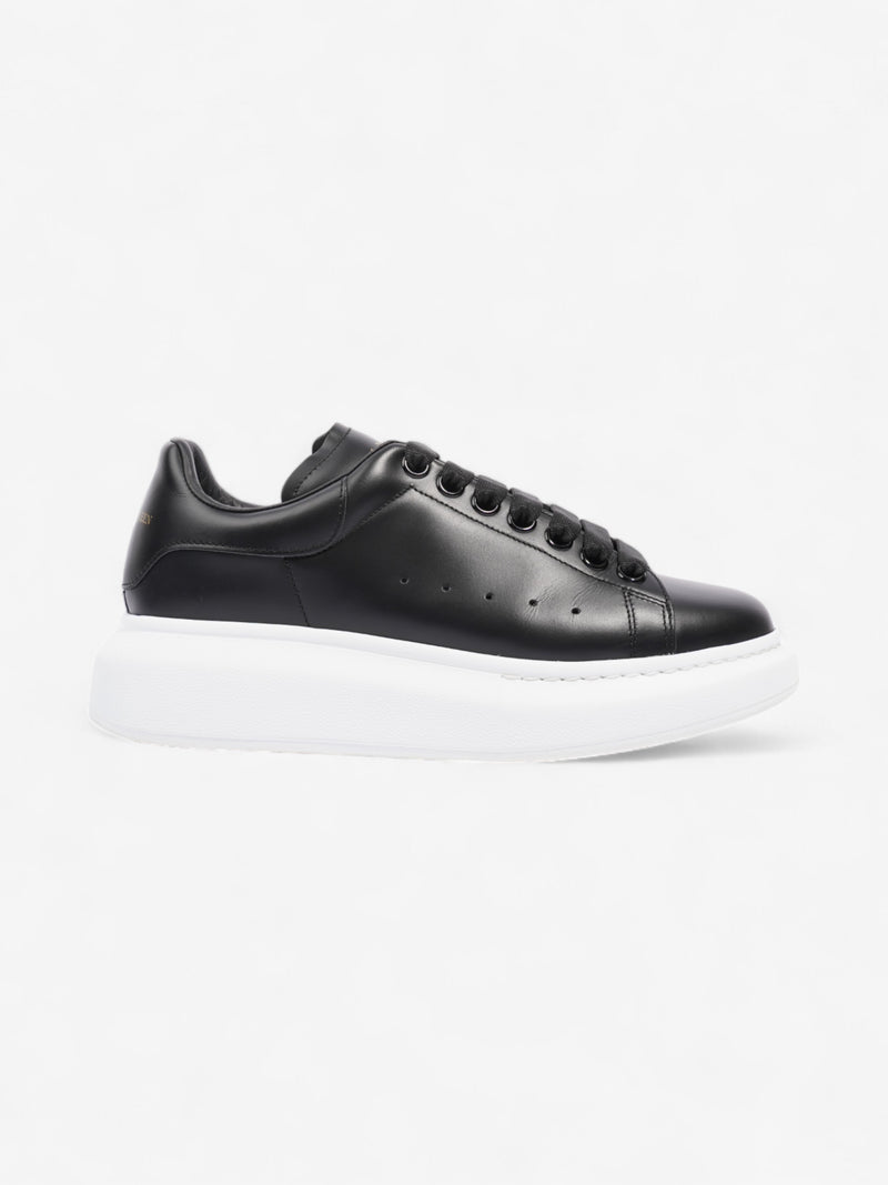  Alexander McQueen Oversized Sneakers Black Leather EU 38.5 UK 5.5